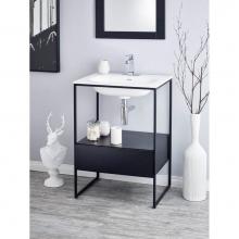 Cheviot Products Canada 900-WH-1-BK - FRAME Console Sink