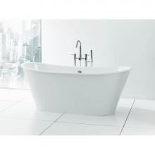 Cheviot Products Canada 2155-WW - IRIS Cast Iron Bathtub