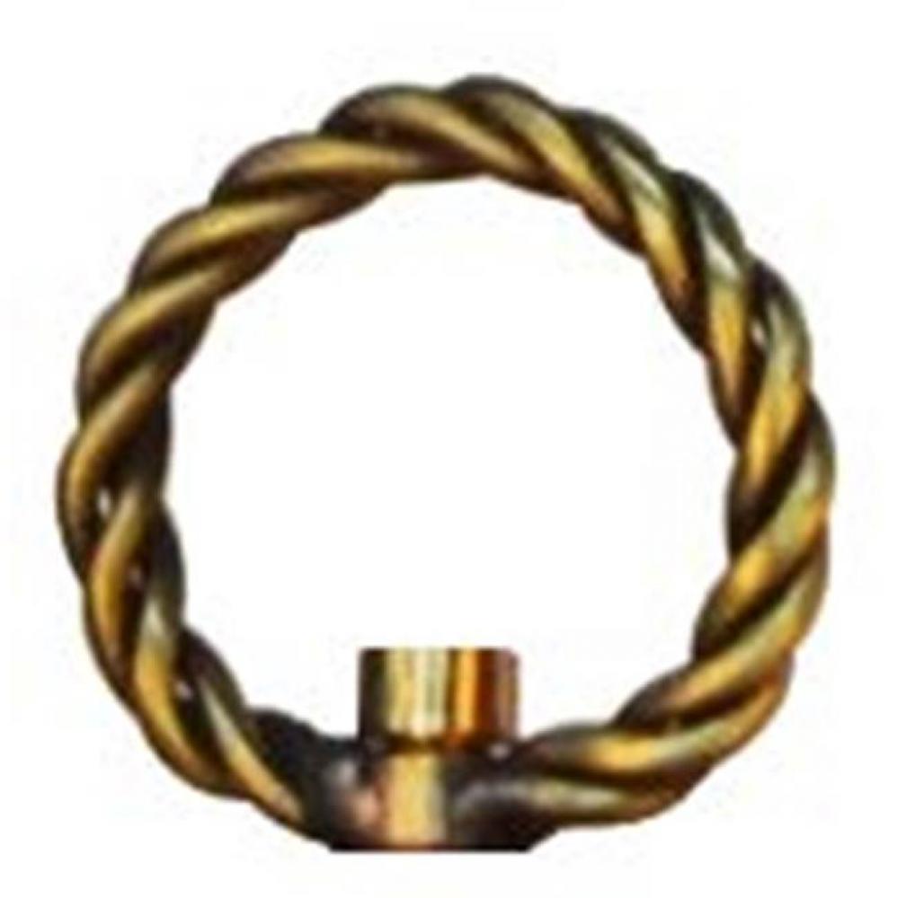 Braided Brass Ring for Tops