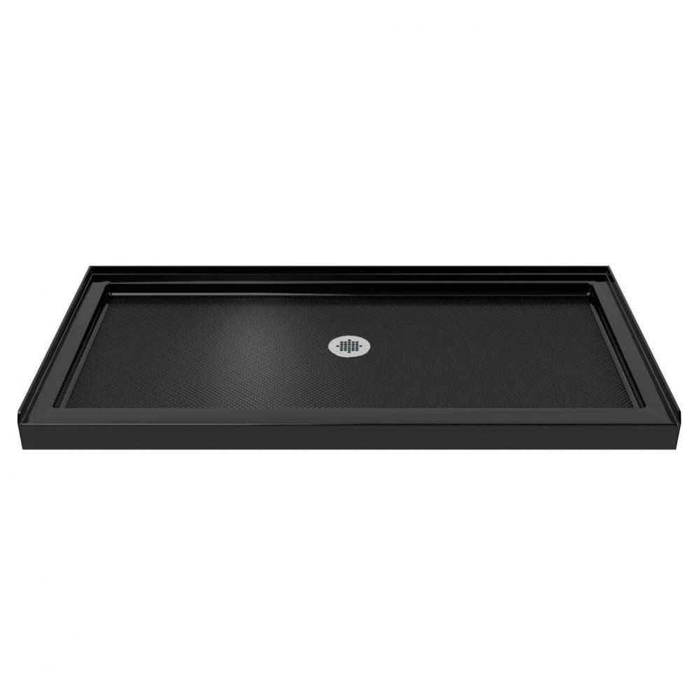 DreamLine SlimLine 36 in. D x 54 in. W x 2 3/4 in. H Center Drain Single Threshold Shower Base in