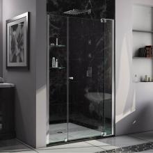 Dreamline Showers SHDR-4252728-01 - DreamLine Allure 52-53 in. W x 73 in. H Frameless Pivot Shower Door in Chrome