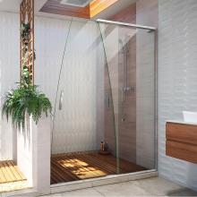 Dreamline Showers SHDR-1760760-01 - DreamLine Crest 58-60 in. W x 76 in. H Clear Glass Frameless Sliding Shower Door in Chrome