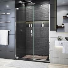 Dreamline Showers SHDR-4452225-01 - DreamLine Elegance Plus 51 3/4 -52 1/2 in. W x 72 in. H Frameless Pivot Shower Door in Chrome