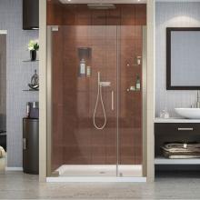Dreamline Showers SHDR-4144720-04 - DreamLine Elegance 44 1/4 - 46 1/4 in. W x 72 in. H Frameless Pivot Shower Door in Brushed Nickel