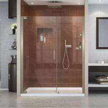 Dreamline Showers SHDR-4158720-04 - DreamLine Elegance 58-60 in. W x 72 in. H Frameless Pivot Shower Door in Brushed Nickel