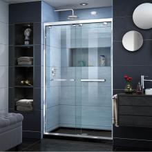 Dreamline Showers DL-7009C-88-01 - DreamLine Encore 34 in. D x 48 in. W x 78 3/4 in. H Bypass Shower Door in Chrome and Center Drain