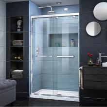 Dreamline Showers DL-7002C-01 - DreamLine Encore 36 in. D x 48 in. W x 78 3/4 in. H Bypass Shower Door in Chrome with Center Drain