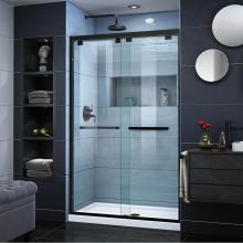 Dreamline Showers DL-7002C-09 - DreamLine Encore 36 in. D x 48 in. W x 78 3/4 in. H Bypass Shower Door in Satin Black with Center