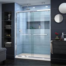 Dreamline Showers DL-7006L-22-01 - DreamLine Encore 34 in. D x 60 in. W x 78 3/4 in. H Bypass Shower Door in Chrome and Left Drain Bi