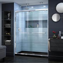 Dreamline Showers DL-7005C-88-01 - DreamLine Encore 32 in. D x 60 in. W x 78 3/4 in. H Bypass Shower Door in Chrome and Center Drain