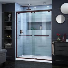 Dreamline Showers DL-7003C-06 - DreamLine Encore 32 in. D x 54 in. W x 78 3/4 in. H Bypass Shower Door in Oil Rubbed Bronze and Ce