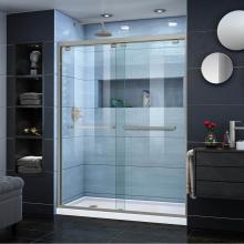 Dreamline Showers DL-7004L-04 - DreamLine Encore 30 in. D x 60 in. W x 78 3/4 in. H Bypass Shower Door in Brushed Nickel and Left