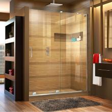 Dreamline Showers SHDR-1948723R-01 - DreamLine Mirage-X 44-48 in. W x 72 in. H Frameless Sliding Shower Door in Chrome; Right Wall Inst