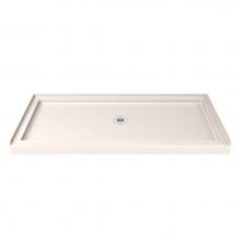 Dreamline Showers DLT-1134540-22 - DreamLine SlimLine 34 in. D x 54 in. W x 2 3/4 in. H Center Drain Single Threshold Shower Base in