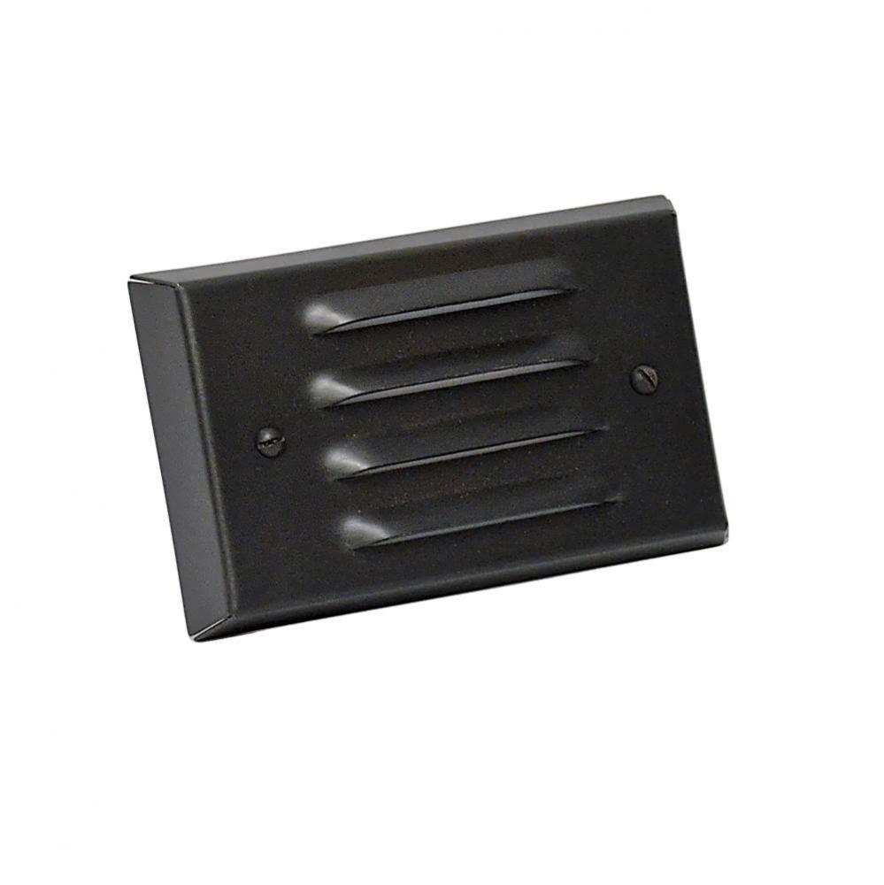 4W, ALUM FLAT LEDP STEP LIGHT, BLACK