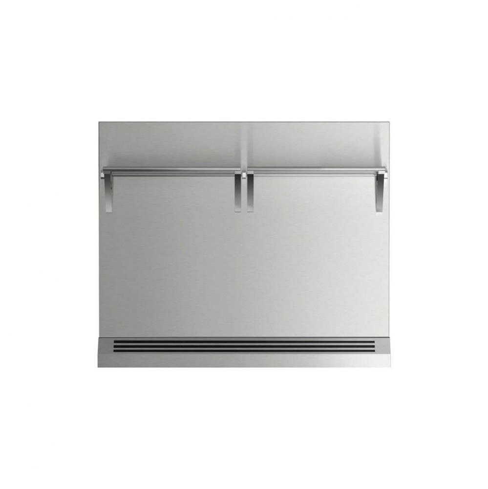 For 36'' Professional Ranges - 36x30'' High, Combustible Wall - Dual Fuel &