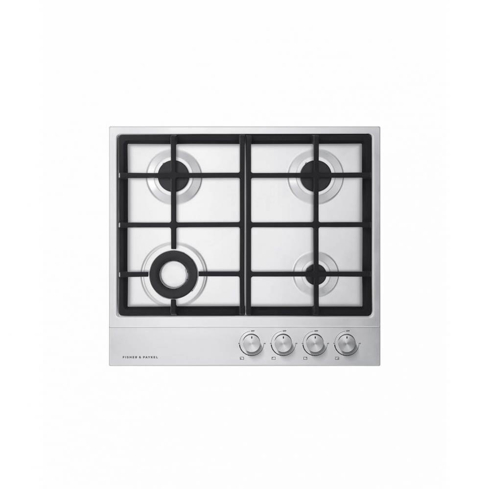 Gas on Steel Cooktop  4 Burner