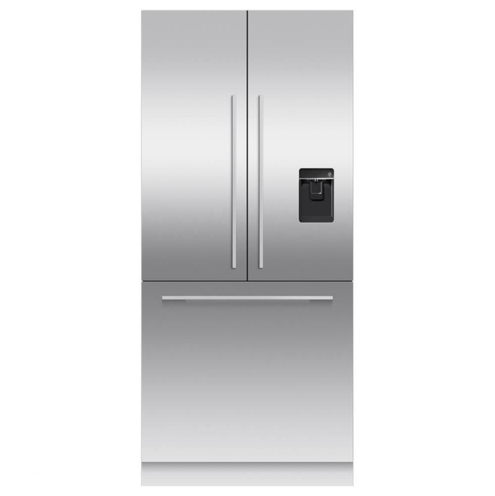 36'' French Door Refrigerator Freezer, 80'' H, 16.8 cu ft, F&P Stainless P