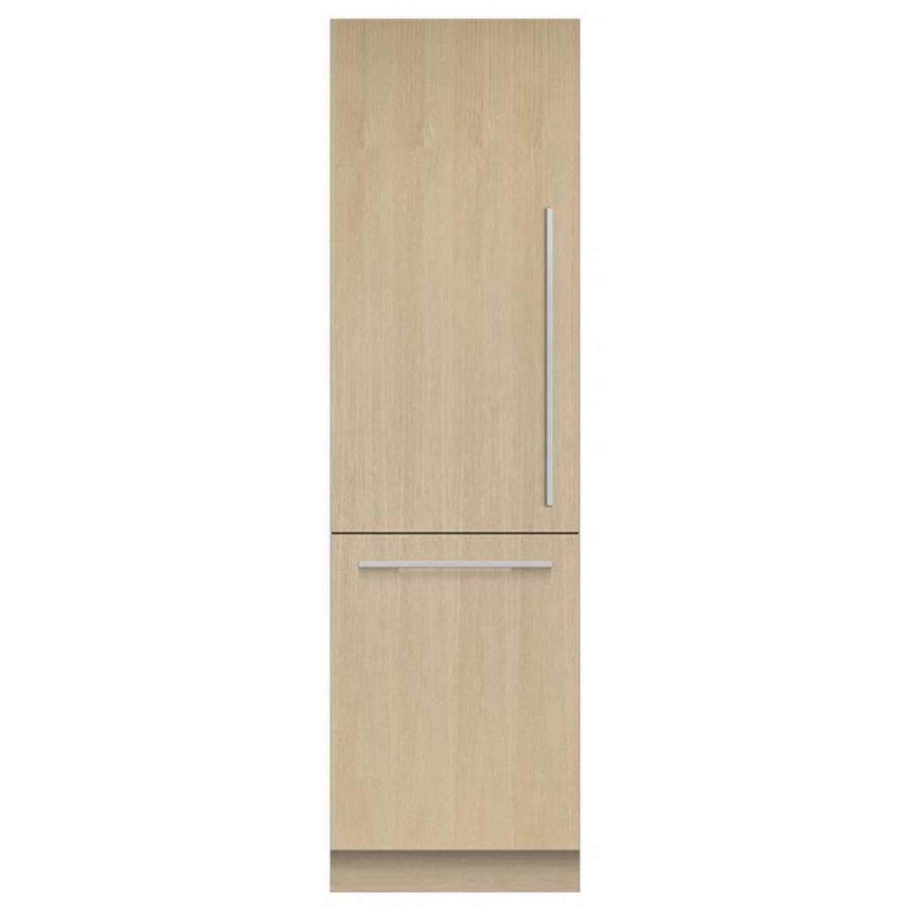 24'' VTZ Column Bottom Mount Refrigerator Freezer, Panel Ready, 12.1 cu ft, Stainless In