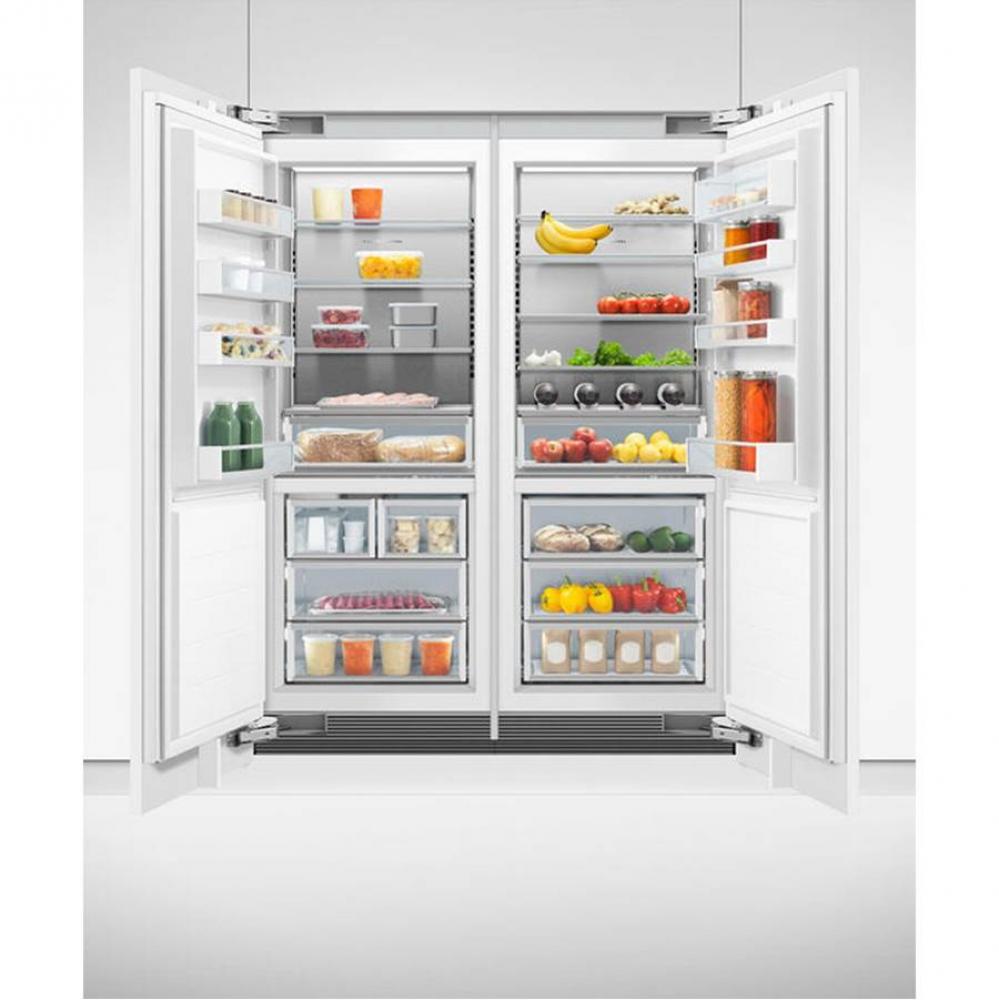 18'' VTZ Column Freezer, Panel Ready, 7.8 cu ft, Stainless Interior, Ice Only, Left Hing