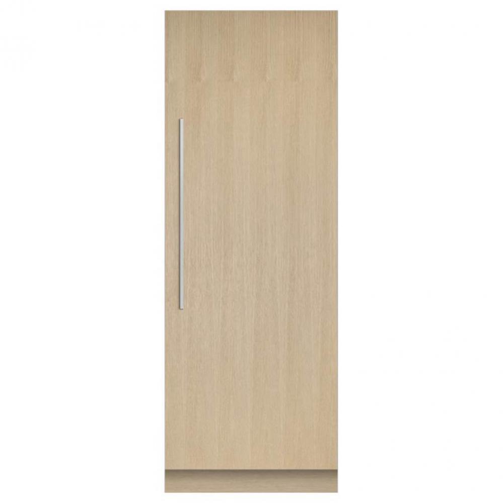 30'' VTZ Column Refrigerator, Panel Ready, 16.3 cu ft, Stainless Interior, Right Hinge