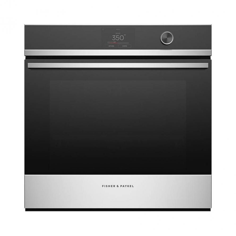 24'' Contemporary Oven, Stainless Steel Trim, Touch Display with Dial, Self-cleaning