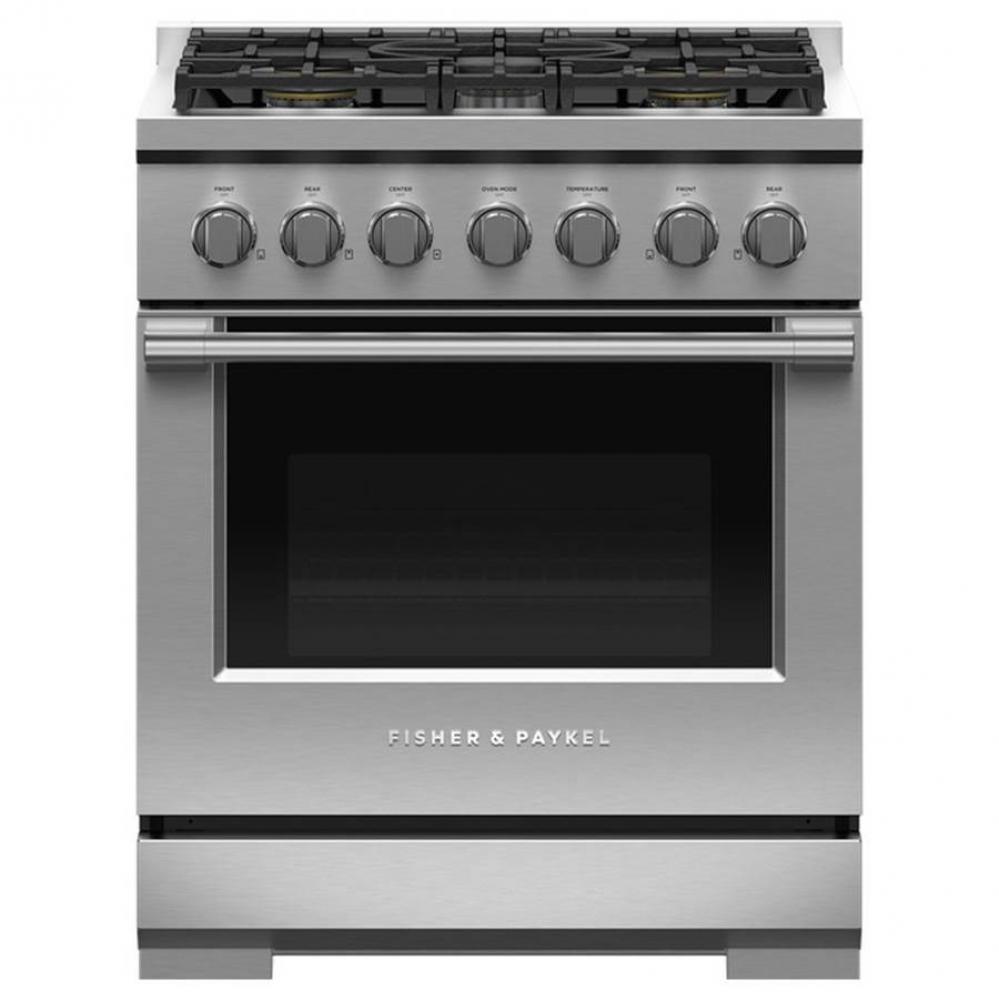 30'' Range, 5 Burners, Natural Gas