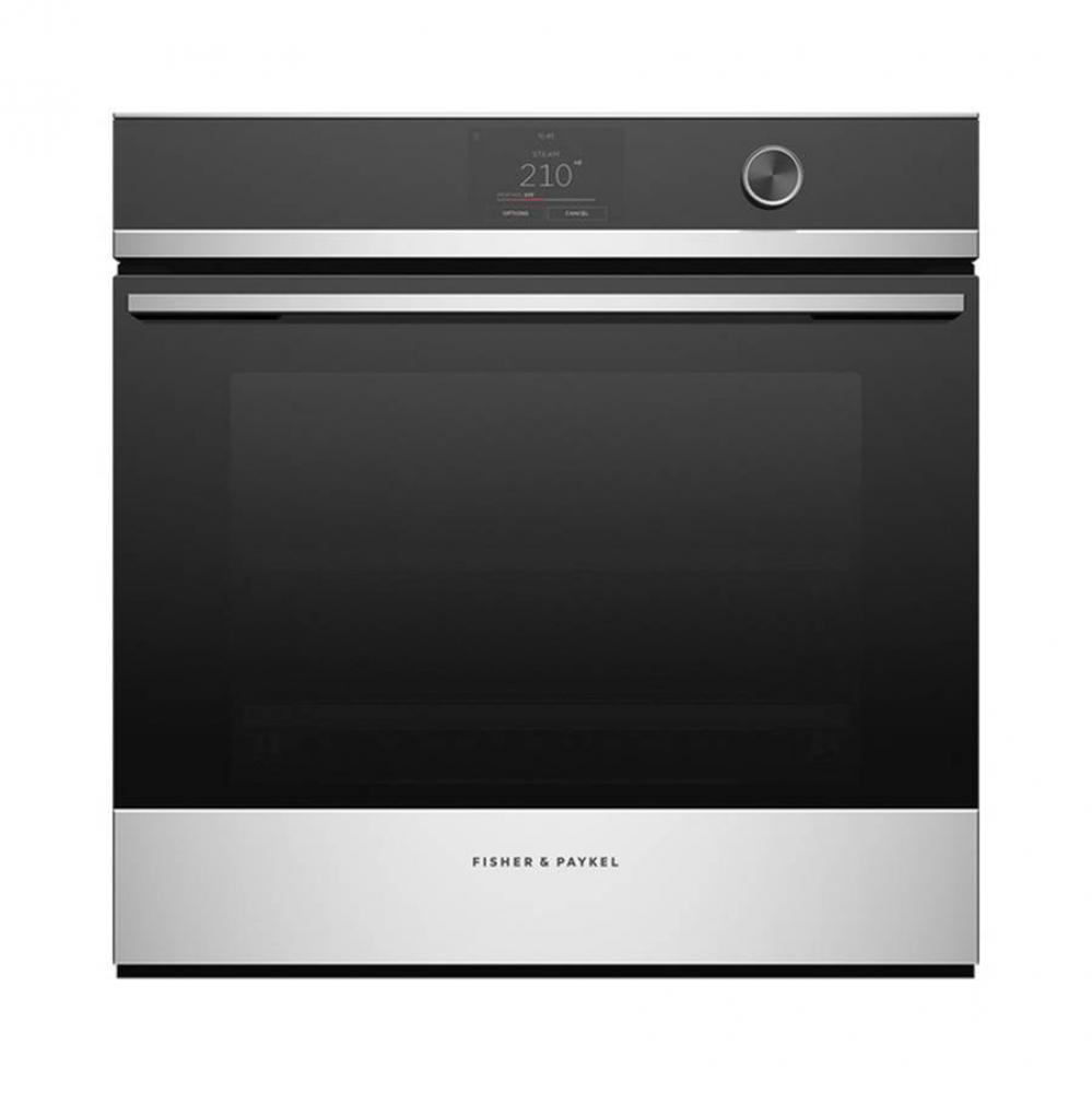 24'' Contemporary Single Built-in Oven with Steam, 24'' Tall: Stainless Steel