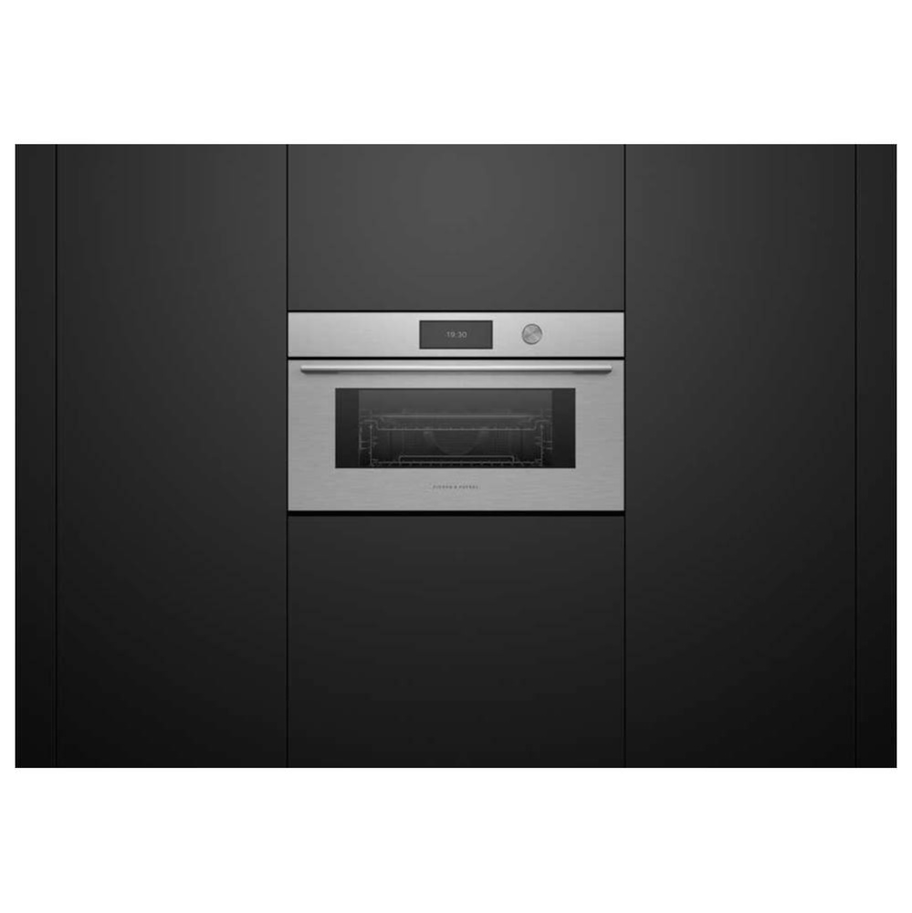 30 Inch Convection Speed Oven, 6.8 Inch Touchscreen w/Dial - Compact - Contemporary Brushed Silver