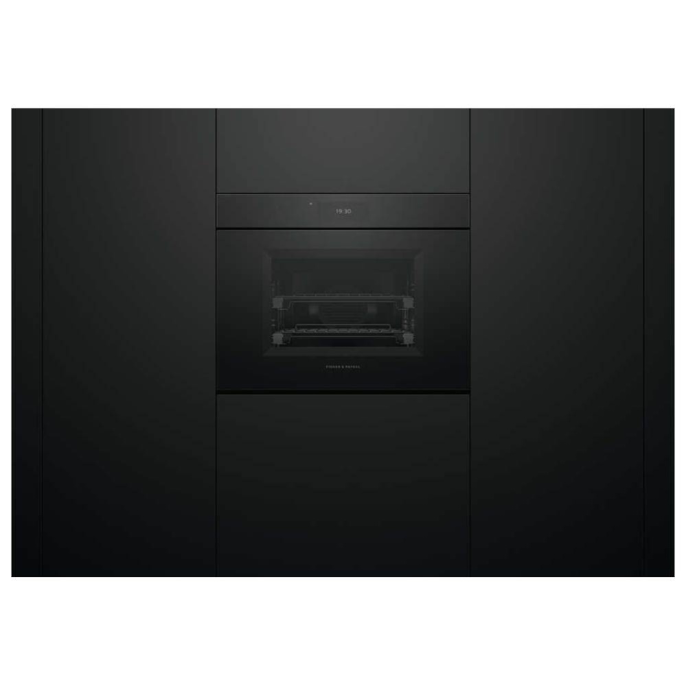 30 Inch Combination Steam Oven, 6.8 Inch Touchscreen, Handleless - Minimal Black (Soft Black)