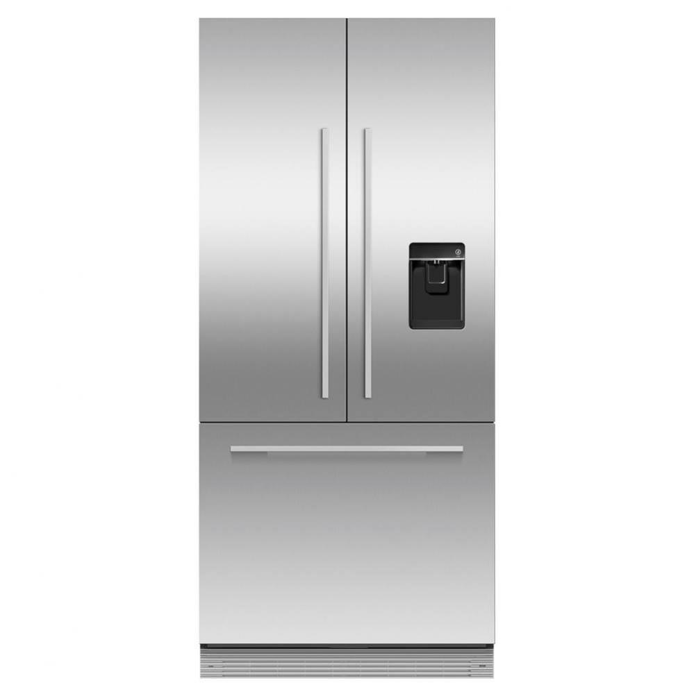 32'' Integrated French Door Refrigerator Freezer, 72'' Height, 14.7 cu ft, Ice
