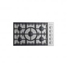 Fisher & Paykel 71392 - 36'' Professional Drop-in Cooktop, 5 Burner, Natural Gas