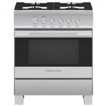 Fisher & Paykel 82763 - 30'' Range, 4 Burners, with Hob Rail