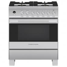 Fisher & Paykel 82764 - 30'' Range, 4 Burners, Self-cleaning, with Hob Rail