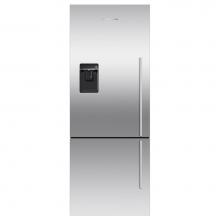 Fisher & Paykel 26270 - 25'' Bottom Mount Refrigerator Freezer, Stainless Steel, 13.5 cu ft, Ice & External