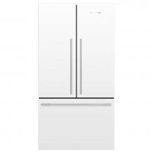 Fisher & Paykel 26309 - 36'' French Door Refrigerator Freezer, 20.1 cu ft, White, Non Ice and Water, Counter Dep