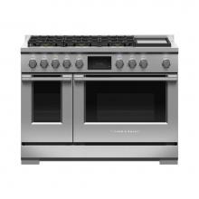 Fisher & Paykel 82385 - 48'' Range, 6 Burners with Griddle, Self-cleaning, Natural Gas