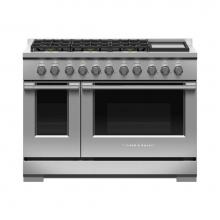 Fisher & Paykel 82383 - 48'' Range, 6 Burners with Griddle, Natural Gas