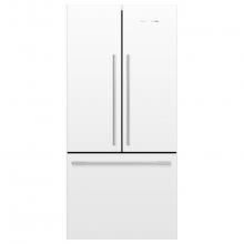 Fisher & Paykel 25940 - 32'' French Door Refrigerator Freezer, 17 cu ft, White, Non Ice and Water, Counter Depth