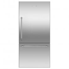 Fisher & Paykel 26047 - 32'' Bottom Mount Refrigerator Freezer, 17.1 cu ft, Stainless Steel, Ice Only, Right Hin