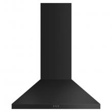 Fisher & Paykel 50161 - 36'' Pyramid Chimney Wall Hood, 600 CFM, Black