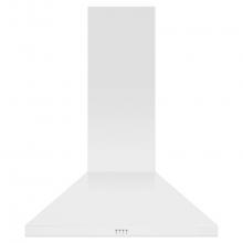 Fisher & Paykel 50162 - 36'' Pyramid Chimney Wall Hood, 600 CFM, White