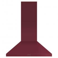Fisher & Paykel 50163 - 36'' Pyramid Chimney Wall Hood, 600 CFM, Red
