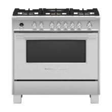 Fisher & Paykel 81706 - 36'' Classic Dual Fuel Range, 5 Burner, Stainless Steel - OR36SCG6X1