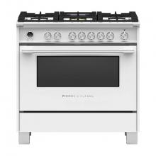 Fisher & Paykel 81708 - 36'' Range, 5 Burners, Self-cleaning, White