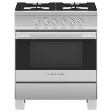 Fisher & Paykel 81711 - 30'' Contemporary Gas Range, 4 Burner, Stainless Steel - OR30SDG4X1