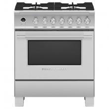 Fisher & Paykel 81717 - 30'' Range, 4 Burners, Self-cleaning, Stainless Steel