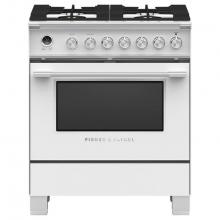 Fisher & Paykel 81719 - 30'' Range, 4 Burners, Self-cleaning, White