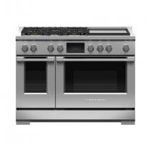 Fisher & Paykel 81894 - 48'' Range, 5 Burners with Griddle, Self-cleaning, Natural Gas