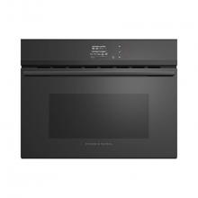 Fisher & Paykel 81926 - 24'' Contemporary Convection Speed Oven, Black - OM24NDBB1